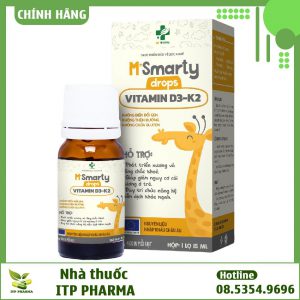 liều dùng M’Smarty Vitamin D3K2
