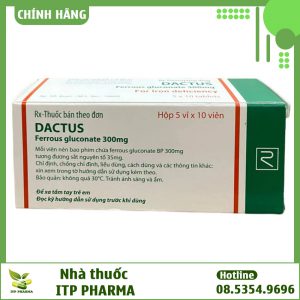 Hộp thuốc Dactus 300mg