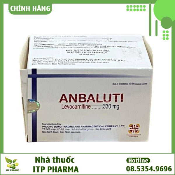Hình ảnh hộp thuốc Anbaluti 330mg