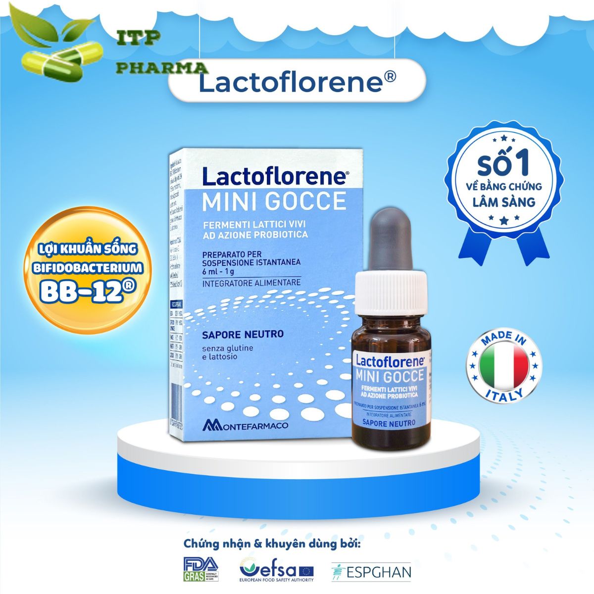 Men vi sinh Lactoflorene® Gocce