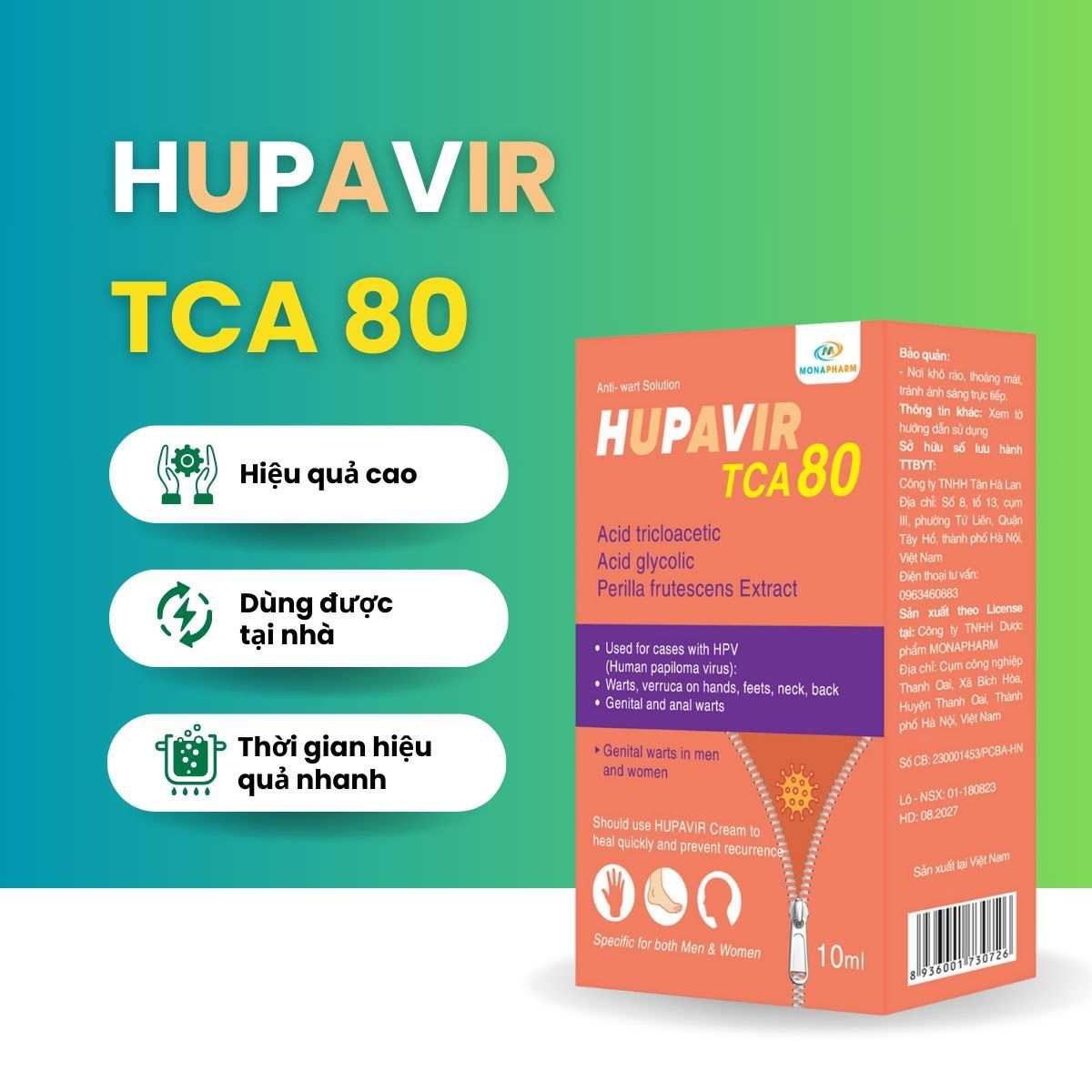 HUPAVIR TCA 80