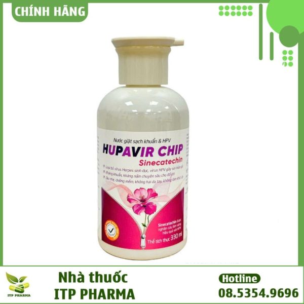 Nước giặt sạch khuẩn & HPV Hupavir Chip