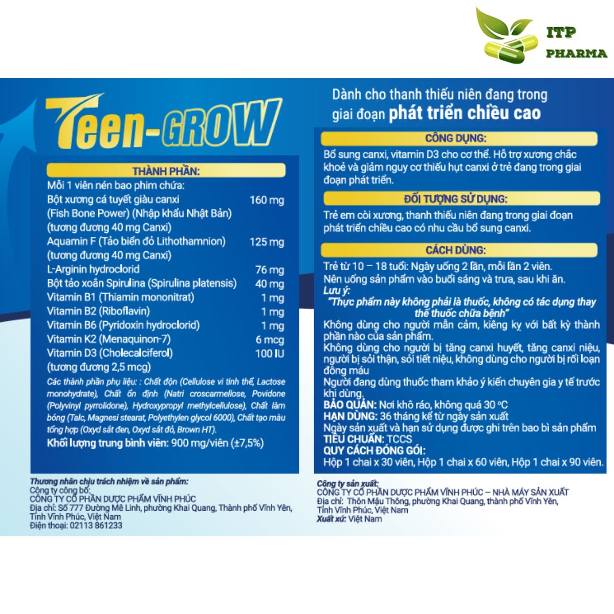 Hướng dẫn sử dụng Teen-Grow