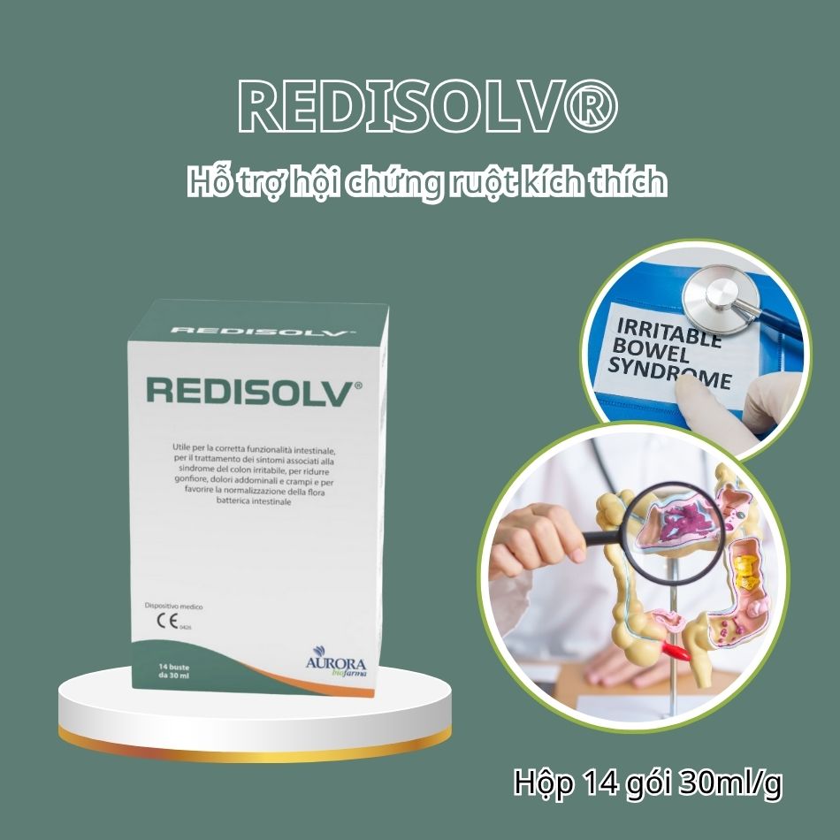 Redisolv® cải thiện rối loạn tiêu hóa, hỗ trợ hội chứng ruột kích thích