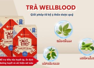 Trà WellBlood có chứa bộ ba thảo dược quý từ thiên nhiên