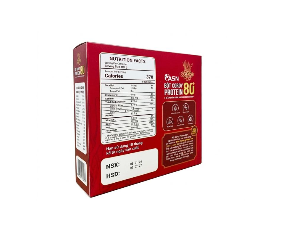 Bột Cordy Protein 80+