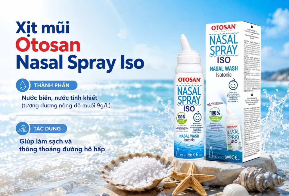 Xịt mũi Otosan Nasal Spray Iso